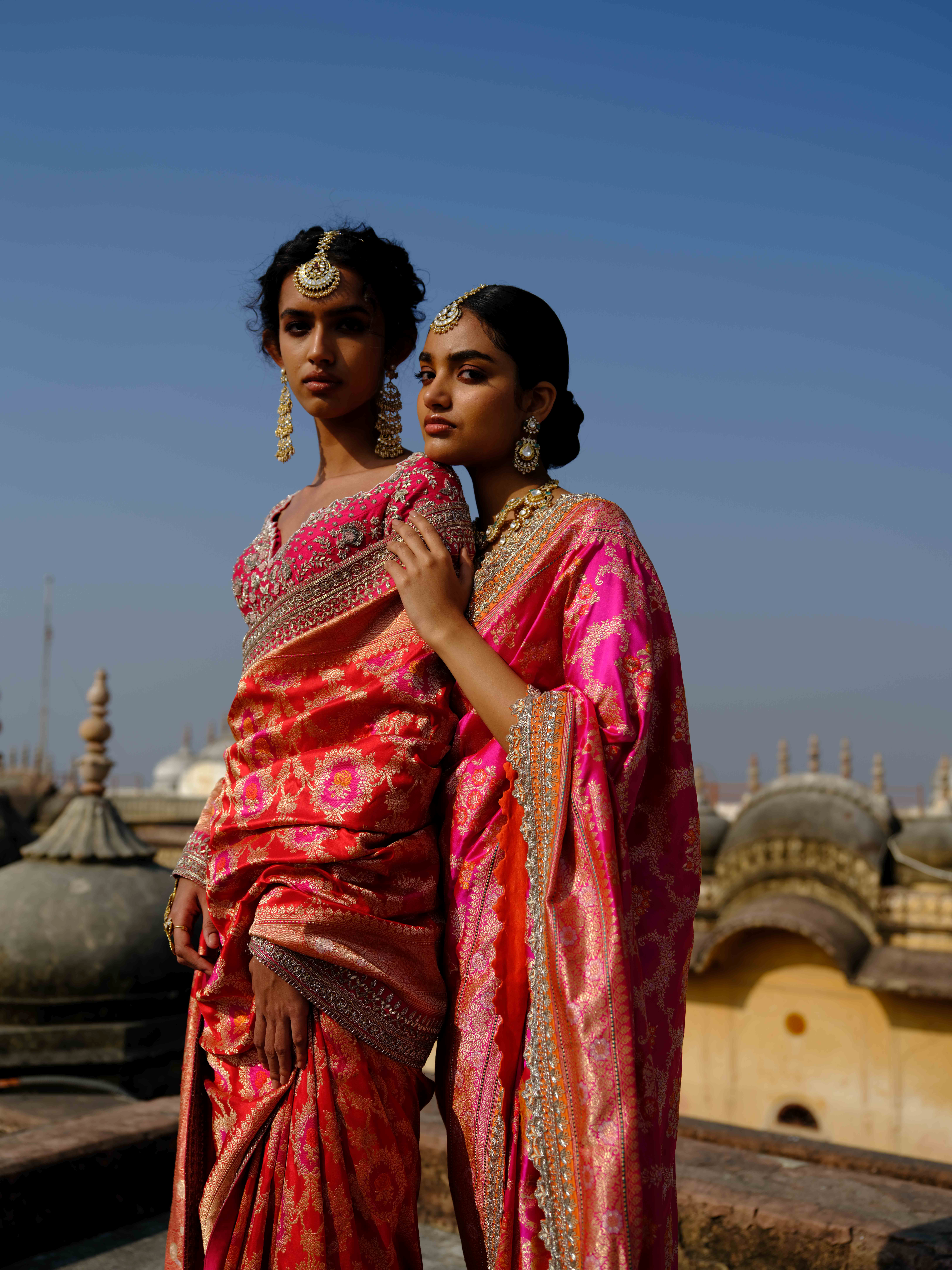 KALYANA HANDWOVEN BANARASI SAREE SET